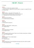 NR 507 BUNDLE Week 2  &comma;6 &comma;Week 7 Quiz&comma; Week 8 Final Exam &lpar;Latest 2024 - 2025&rpar; Actual Questions and Answers 100&percnt; Correct