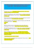 Certified Lactation Course Exam Questions and Answers &lpar;Latest 2023 &ndash; 2024&rpar; Satisfaction Guaranteed
