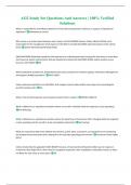 AO2 Study Set Questions And Answers &vert; 100&percnt; Verified Solutions