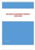 HESI HEALTH ASSESSMENT VERSION 5 LATEST 2024 ACTUAL EXAM ALL 150 QUESTIONS AND CORRECT DETAILED ANSWERS WITH RATIONALES (VERIFIED ANSWERS) ALREADY GRADED A