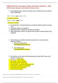 CHEM120 Week 5 Assignment: Redox and Organic Chemistry – With 100% Correct Answers- Download To Score An A+