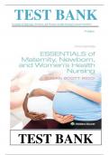 Test Bank for Essentials of Maternity, Newborn, and Women’s Health 5th Edition by Susan Ricci,ISBN: 9781975112646 Chapter 1-51 ||C0mplete Guide.