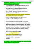 BUSINESS EMBA Exam Questions and Answers latest update 2024 assured Distinction &vert;&vert;Latest 2024