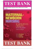 Test Bank For Olds' Maternal-Newborn Nursing & Women's Health Across the Lifespan 10th Edition by Michele C. Davidson; Marcia London; Patricia Ladewig 9780135206881 all 36 chapters | Complete Guide A+