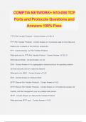 COMPTIA NETWORK+ N10-008 TCP Ports and Protocols Questions and Answers 100% Pass