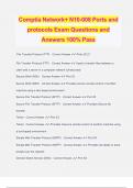 Comptia Network+ N10-008 Ports and protocols Exam Questions and Answers 100% Pass