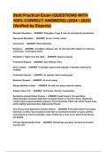 Stott Practical Exam &lpar;QUESTIONS WITH 100&percnt; CORRECT ANSWERS&rpar; &lpar;2024 &sol; 2025&rpar; &lpar;Verified by Experts&rpar;