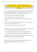 AD4-E558 Adobe Marketo Engage Business  Practitioner Expert Practice Test With Verified  Solutions