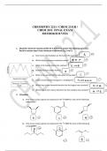 CHEMISTRY 2211 &sol; CHEM 2311H &sol; CHEM 2411  FINAL EXAM  2023&sol;2024&lpar;SOLVED