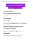 Cardiology PACKRAT EXAM STUDY GUIDE 2024 LATEST UPDATE &lpar;graded a&plus;&rpar;