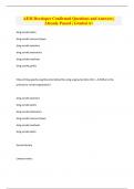 AEM Developer Confirmed Questions and Answers &vert;  Already Passed &vert; Graded A&plus;
