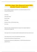 AEM Developer Sites Renewal Latest 2024 &vert;  Already Passed &vert; Graded A&plus; Select two differences between a production vs non-production pipeline &lpar;in terms o