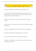 AINS 21 Glossary &vert; 286 Questions with 100 &percnt; correct  answers &vert; Verified& Updated 2024 Graded A&plus;