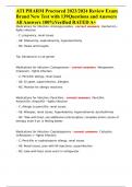 ATI PHARM Proctored 2023&sol;2024 Review Exam Brand New Test with 139Questions and Answers All Answers 100&percnt;Verified RATED A&plus;