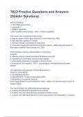TICO Practice Questions and Answers 2024&lpar;A&plus; Solutions&rpar;