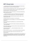 MPTC Study Guide questions & answers