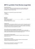 MPTC Lynnfield- Final Review &lpar;Legal Set&rpar;