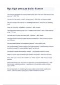Nyc high pressure boiler license Exam 2024&sol;2025 Questions With Completed Solutions&period;