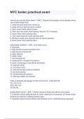 NYC boiler practical exam 2024&sol;2025 Questions With Completed Solutions&period;