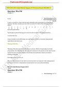  NGN 2023/2024 Adult Medical Surgical  Exam GRADED A+ 
