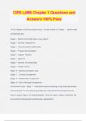 CIPS L4M8 Chapter 1 Questions and Answers 100% Pass