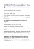 NUR2392 Multidimensional Care II Exam 2 graded A&plus; by experts 2024&sol;2025 