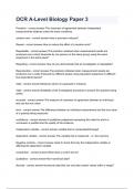 OCR A-Level Biology Paper 3&period;