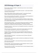 Edexcel IAL biology Unit 2