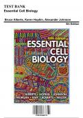 Test Bank for Essential Cell Biology&comma; 5th Edition by Alberts&comma;  9780393680379&comma; Covering Chapters 1-20 &vert; Includes Rationales