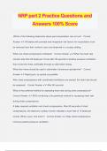 NRP part 2 Practice Questions and Answers 100% Score