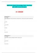 NRNP 6552 Week 8 Knowledge Check&period; Questions with 100 Correct Answers&period; A&plus; GRADE&period;