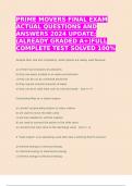 PRIME MOVERS FINAL EXAM ACTUAL QUESTIONS AND ANSWERS 2024 UPDATE;(ALREADY GRADED A+)FULL COMPLETE TEST SOLVED 100%