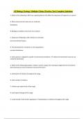 AP Biology Ecology Multiple Choice Practice Test Complete Solutions