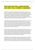 WGU BUS 200 FINAL EXAM REVIEW 2024 WITH 100% CORRECT ANSWERS