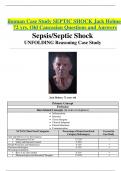 ihuman Case Study SEPTIC SHOCK Jack Holmes 72 yrs. Old Caucasian Questions and Answers