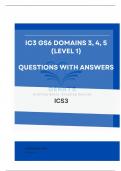 IC3 GS6 Domains 3, 4, 5 Level 1 Questions with Latest Solutions 