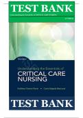 Test Bank for Understanding the Essentials of Critical Care Nursing, 3rd Edition by Kathleen Perrin, Carrie MacLeod 9780134146348 Chapter1-19 Complete Guide.