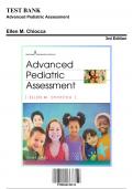 Test Bank: Advanced Pediatric Assessment 3rd Edition by Chiocca - Ch. 1-26, 9780826150110, with Rationales