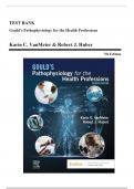 Test Bank For Gould's Pathophysiology for the Health Professions 7th Edition by Karin C. VanMeter; Robert J Hubert | Complete Guide, Latest Update