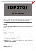 IOP3701 Assignment 3 &lbrack;Detailed Answers&rsqb; Semester 1 - Due&colon; 25 April 2024