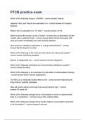 PTCB practice exam with complete solutions