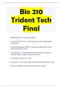 Bio 210 Trident Tech Final