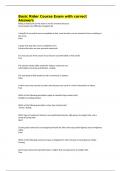 Basic Rider Course Exam with correct Answers Graded A&plus;
