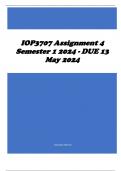 IOP3707 Assignment 4 Semester 1 2024 - DUE 13 May 2024