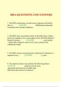 RDA QUESTIONS AND ANSWERS