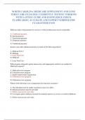 NORTH CAROLINA MEDICARE SUPPLEMENT AND LONG  TERM CARE EXAM 2024 &vert; CURRENTLY TESTING VERSIONS  WITH A STUDY GUIDE AND KNOWLEDGE CHECK  FLASHCARDS &vert; ACCURATE AND EXPERT VERIFIED FOR  GUARANTEED PASS