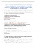 SOCIOLOGY STRAIGHTERLINE FINAL EXAM 2024 &vert; EXAM  WITH ALL FREQUENTLY TESTED QUESTIONS AND STUDY  GUIDE PLUS SUMMARIZED INSTRUCTOR NOTES &vert; EXPERT  VERIFIED FOR GUARANTEED PASS