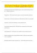 AINS Practice Exam Review &vert; 91 Question with 100 &percnt;  correct answers &vert; Verified& Updated 2024 Graded A&plus;