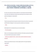 PGA PGM 3&period;0 LEVEL 2 GOLF OPS EXAM 2024&period;ACTUAL EXAM MATERIAL WITH COMPLETE GUIDE SOLUTIONS &sol;VERIFIED ANSWERS&sol;A&plus; GRADE