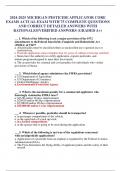 2024-2025 MICHIGAN PESTICIDE APPLICATOR CORE EXAMS ACTUAL EXAM WITH 75 COMPLETE QUESTIONS AND CORRECT DETAILED ANSWERS WITH RATIONALES&sol;VERIFIED ANSWERS &lpar;GRADED A&plus;&rpar;